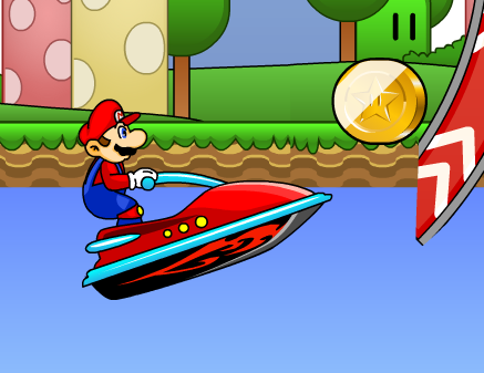 Play Mario Jet Ski Game Online
