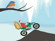 Play Santa On Motorbike Game Online